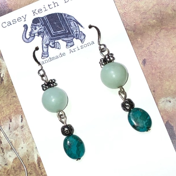 Casey Keith Design Jewelry - Amazonite Danglers